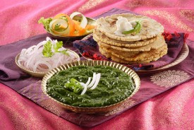 Sarson Da Saag Chopped mustard & spinach leaves curry preview