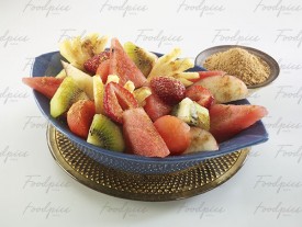 Fruit chaat Fresh mix cut fruits image preview