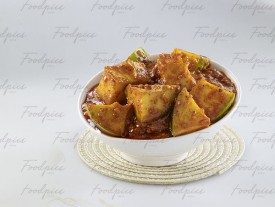 Mango Pickle Raw mango pickle with raw mangoes preview
