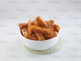Carrot Pickle White bowl of carrot pickle image preview
