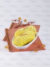 Cham Cham Saffron flavored sweet cottage cheese balls image preview
