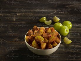Amla Pickle Gooseberry pickle with gooseberries image preview