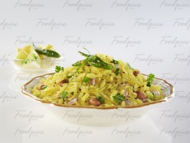 Poha Spicy Flat Rice Dish image preview