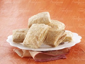 Khari Biscuits Plate of salted puffed pastries image preview
