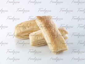 Khari Biscuits Salted puffed pastries on white background preview