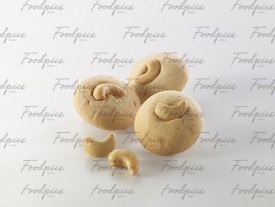 Cashew Cookies Cashew cookies on white background image preview
