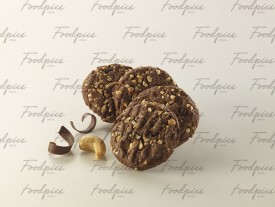 Chocolate Cashew Cookies Chocolate cashew cookies isolated preview