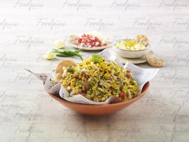 Bhel Puri Mixture of puffed rice & sev with chutney image preview