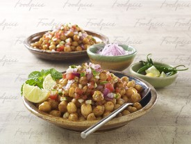 Channa Chaat Spicy chickpeas with tomato & onion image preview