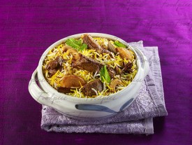 Mutton Pulao Spicy meat rice with cashew nuts preview