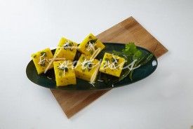 Dhokla Steamed lentil cakes preview