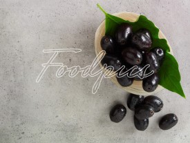 Jamun Black plums in top angle preview